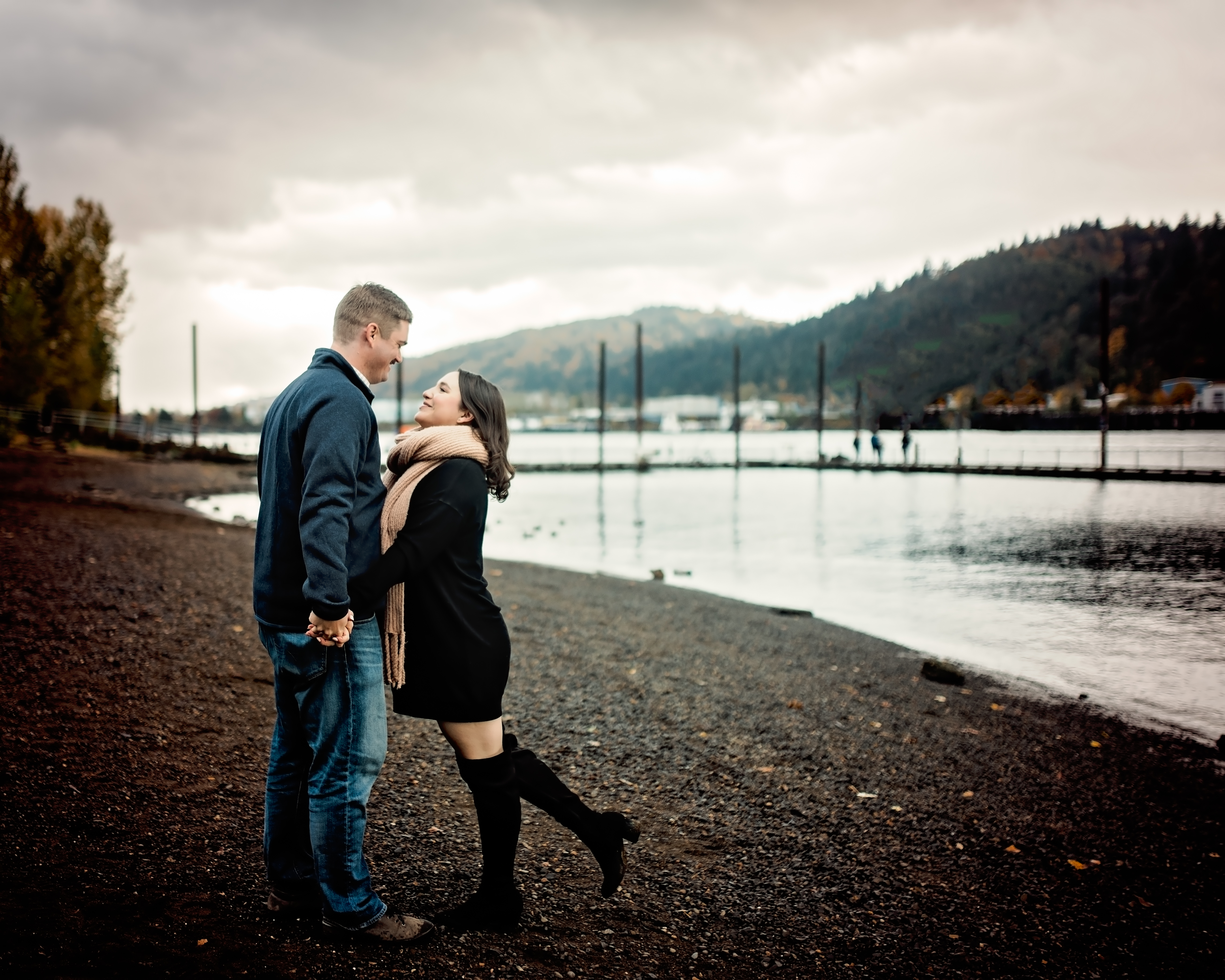 Jessica and Ben’s Engagement Session at Cathedral Park