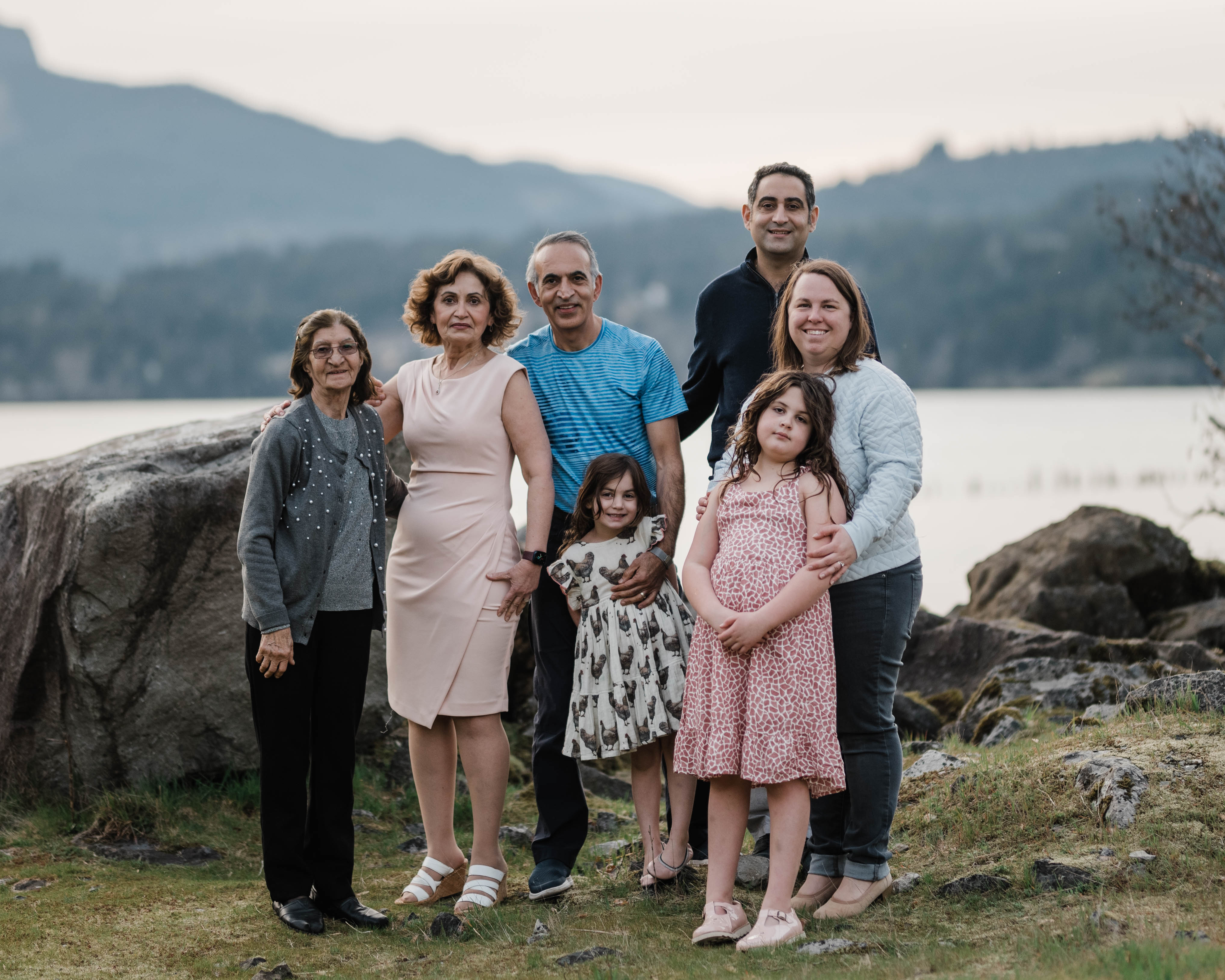 Capturing Precious Moments: The Ferdowsali Family Photography Session in Cascade Locks at Government Cove